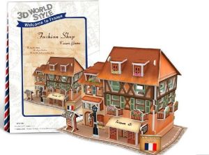 Dante Puzzle 3D Domki świata-Włochy. Fashion shop - (306-23119) 1