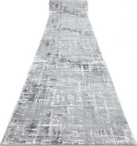 Dywany Łuszczów Chodnik Strukturalny MEFE 8722 dwa poziomy runa szary / biały 80 cm, 80x880 cm 1