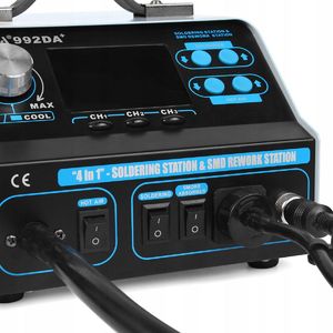 Techrebal Zestaw stacja lutownicza Yihua 992DA+ + Platforma PCB 6