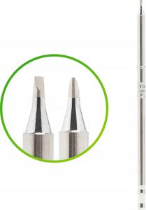 Techrebal Stacja lutownicza T12A + Zestaw (Mata, groty T12, czyścik, kalafonia, topnik) 1