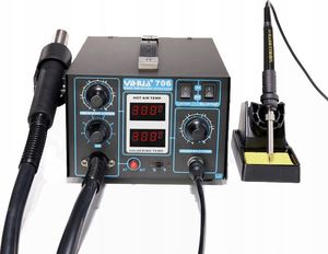 Techrebal Zestaw stacja lutownicza Yihua 706 Nożyczki KIT 11 3