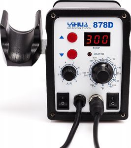 Techrebal Zestaw stacja lutownicza Yihua 878D Groty KIT10 6