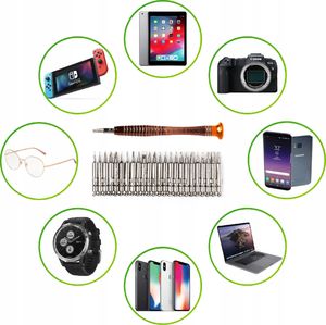 Techrebal Zestaw precyzyjnych śrubokrętów 25w1 (339F-38748) 6