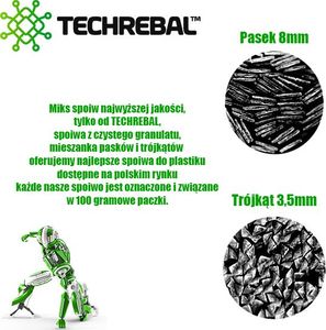 Techrebal Zestaw spawarka plastiku Yihua 878D + Spoiwa PLAST 1 7