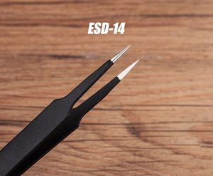 Techrebal Zestaw 6 precyzyjnych pęset ESD 14