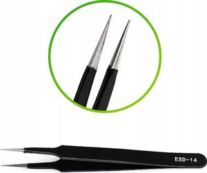 Techrebal Zestaw 6 precyzyjnych pęset ESD 7