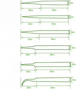 Techrebal Zestaw 6 precyzyjnych pęset ESD 9