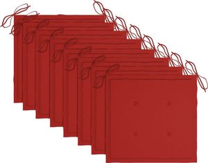 vidaXL Krzesła ogrodowe, poduszki, 8 szt., lite drewno akacjowe, szare 5