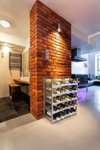 Rotho Stojak na wino regał półka butelki 8 modułów ROTHO 5