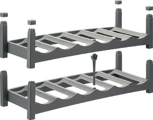 Rotho Stojak na wino regał półka butelki 2 moduły ROTHO 3