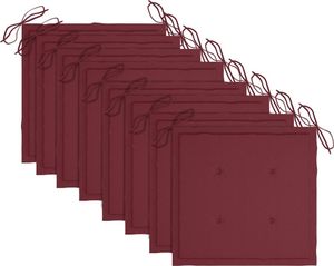 vidaXL Krzesła ogrodowe, poduszki, 8 szt., lite drewno akacjowe, szare 5