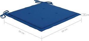 vidaXL Krzesła ogrodowe, poduszki, 8 szt., lite drewno akacjowe, szare 8