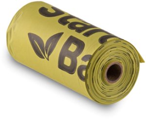 StarchBag Kompostowalne BIOworki* na odchody 1 rolka x 15 szt., kol. zielony 6