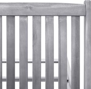 vidaXL Leżak, lite drewno akacjowe 5