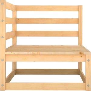 vidaXL 3-cz. zestaw wypoczynkowy do ogrodu, lite drewno sosnowe 4