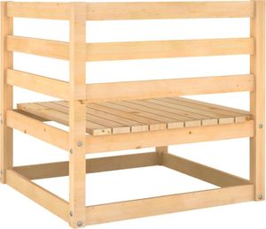 vidaXL 3-cz. zestaw wypoczynkowy do ogrodu, lite drewno sosnowe 5