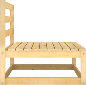 vidaXL 3-cz. zestaw wypoczynkowy do ogrodu, lite drewno sosnowe 8