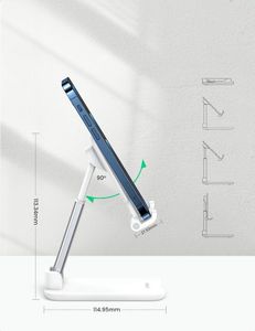 Podstawka Ugreen UGREEN LP373 Podstawka, stojak na telefon / tablet (biała) 5