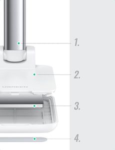 Podstawka Ugreen UGREEN LP373 Podstawka, stojak na telefon / tablet (biała) 7