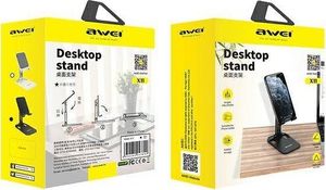 Podstawka Awei AWEI uchwyt biurkowy X11 czarny/black 3