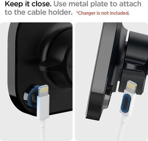 Spigen Uchwyt magnetyczny do samochodu Magnetic MagSafe Dashboard ITS35 17