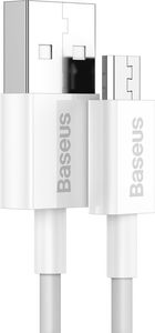Kabel USB Baseus USB-A - microUSB 1 m Biały (BSU2824WHT) 2
