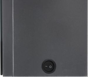 vidaXL Szafka górna z lustrem i LED 89cm szara połysk (326528) 6