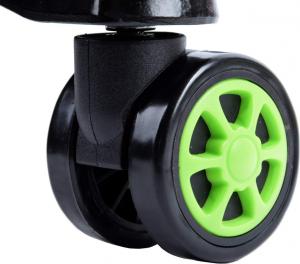 Zenga kółka do fotela kauczukowe miękkie 5szt. zielone 4