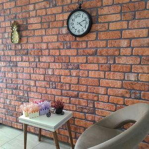 vidaXL Panele ścienne 3D, wzór cegły, kolor terakota, 10 szt., EPS 3