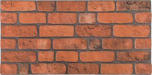 vidaXL Panele ścienne 3D, wzór cegły, kolor terakota, 10 szt., EPS 5