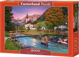 Castorland Puzzle 2000 elementów Sunset in Ramsau 1