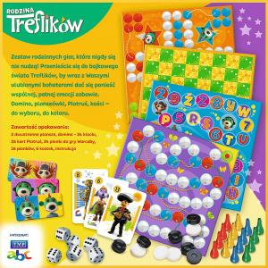 Trefl Gra planszowa 25 gier Rodzina Treflików 3