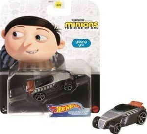Hot Wheels Samochodziki Minionki Młody Gru 1