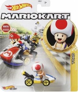 Hot Wheels Pojazd podstawowy Mario Kart Toad 1