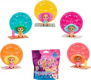 Lalka Barbie Mattel Color Reveal Bobas - Seria Wakacyjna (GTT12) 1