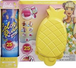 Lalka Barbie Mattel Lalka Barbie Color Reveal Piana Ananas 1