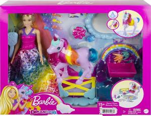 Lalka Barbie Mattel Dreamtopia - Księżniczka i jednorożec (GTG01) 4