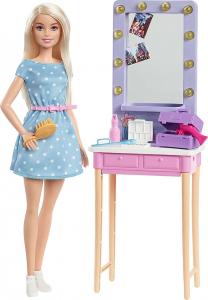 Lalka Barbie Mattel Big City Big Dreams - Malibu + toaletka (GYG38/GYG39) 1