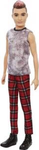 Lalka Barbie Mattel Fashionistas - Stylowy Ken, spodnie w czerwoną kratkę (DWK44/GVY29) 1