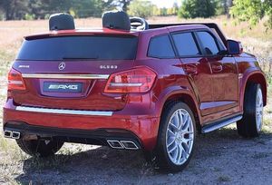 Super-Toys MERCEDES GLS 63, 4 SILNIKI, 2X12 V, MIĘKKIE KOŁA, MIĘKKIE SIEDZENIE DLA 2 DZIECI/HL228 14