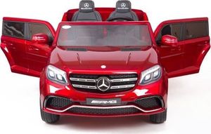Super-Toys MERCEDES GLS 63, 4 SILNIKI, 2X12 V, MIĘKKIE KOŁA, MIĘKKIE SIEDZENIE DLA 2 DZIECI/HL228 2