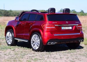 Super-Toys MERCEDES GLS 63, 4 SILNIKI, 2X12 V, MIĘKKIE KOŁA, MIĘKKIE SIEDZENIE DLA 2 DZIECI/HL228 5