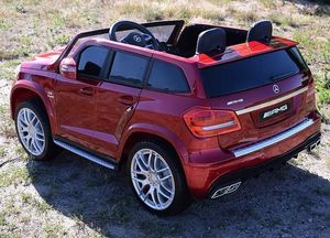 Super-Toys MERCEDES GLS 63, 4 SILNIKI, 2X12 V, MIĘKKIE KOŁA, MIĘKKIE SIEDZENIE DLA 2 DZIECI/HL228 7
