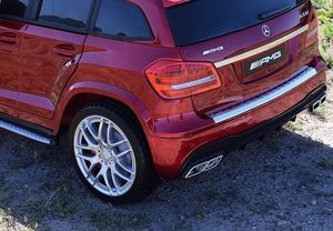 Super-Toys MERCEDES GLS 63, 4 SILNIKI, 2X12 V, MIĘKKIE KOŁA, MIĘKKIE SIEDZENIE DLA 2 DZIECI/HL228 8