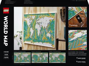 LEGO Art Mapa świata (31203) 9