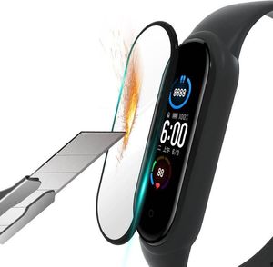 Szkło hartowane 5D XIAOMI MI BAND 5 Full Glue czarne 2