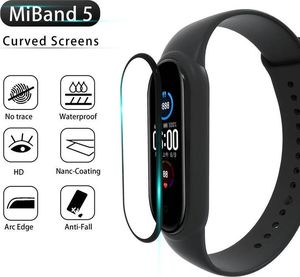 Szkło hartowane 5D XIAOMI MI BAND 5 Full Glue czarne 5