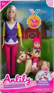 Icom Lalka Anlily 30 cm z Dzieckiem i Kucykiem (7132366) 4