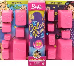 Mattel Lalka Barbie Color Reveal Spacerowo-Filmowa 1