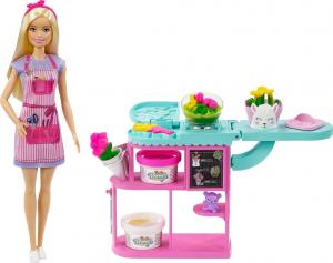 Lalka Barbie Mattel Kariera - Kwiaciarnia (GTN58) 1